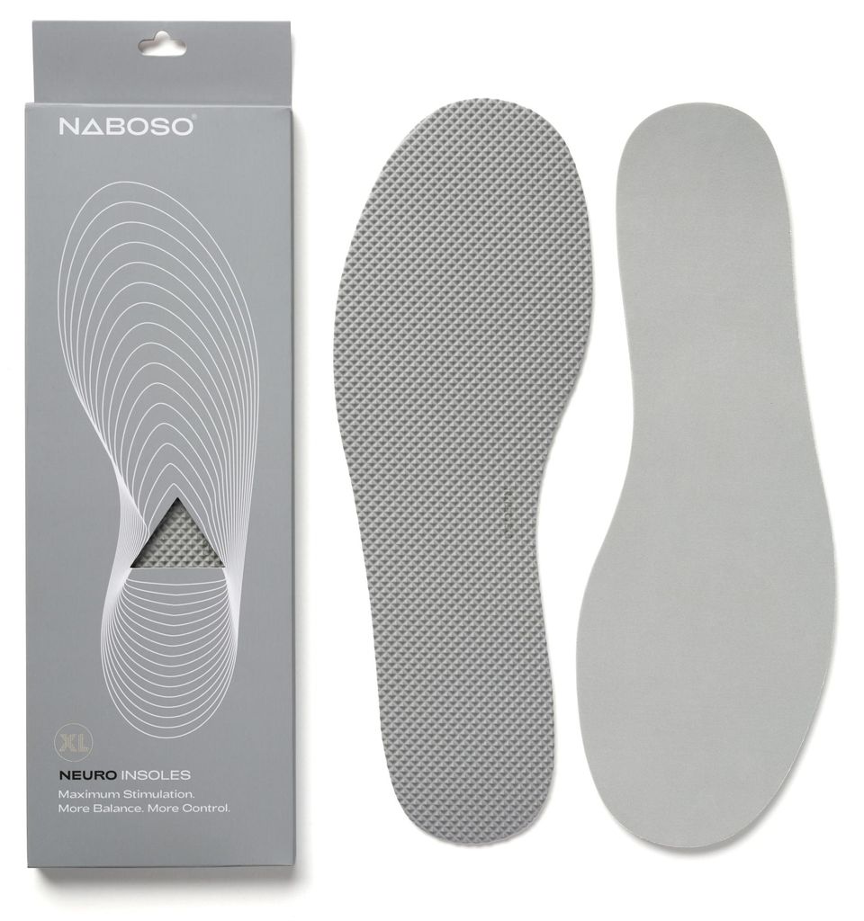 Naboso Neuro sensorische Einlegesohlen grau 3 mm - L