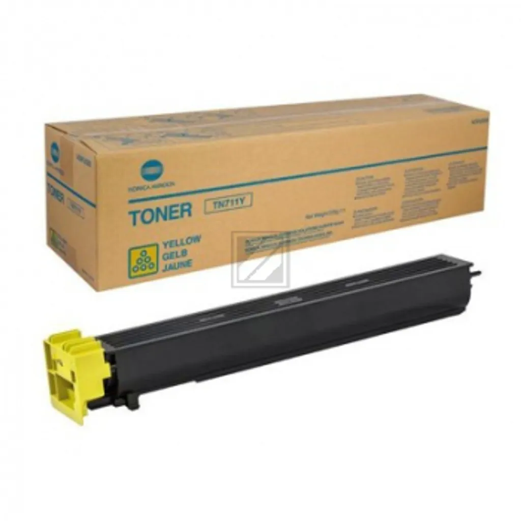Toner jaune Konica Minolta A3VU250 pour impressions laser de bureau