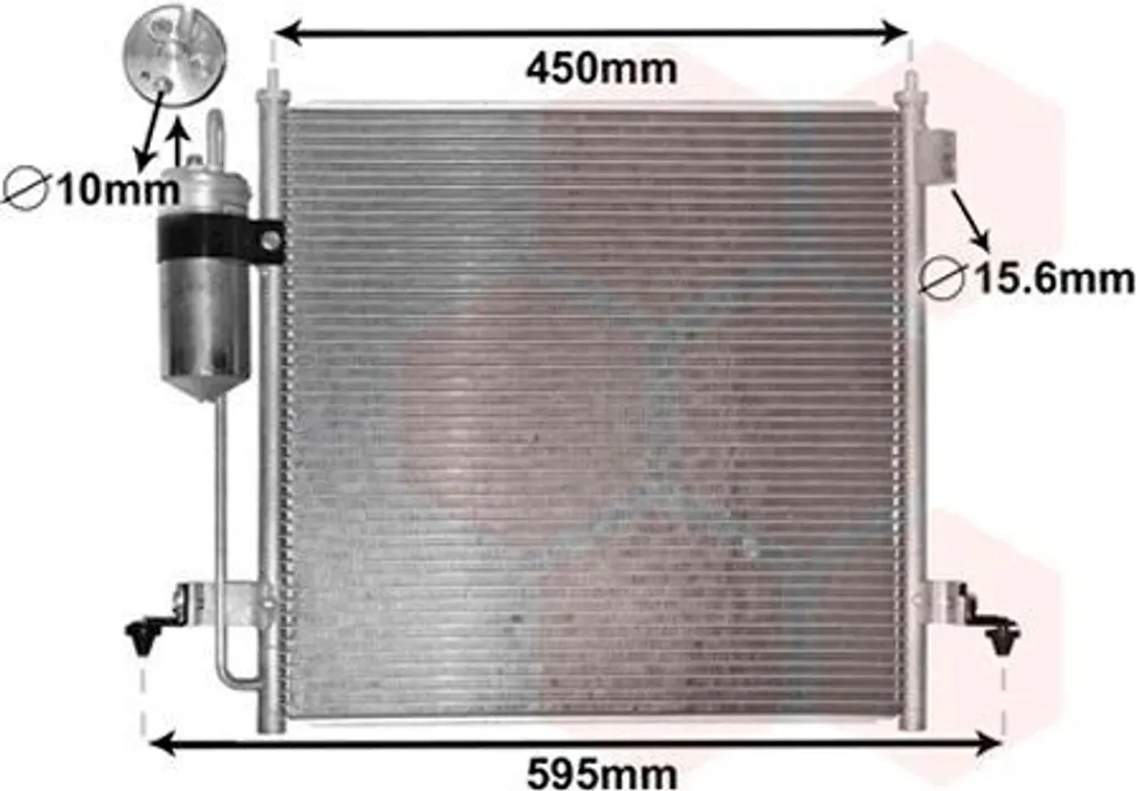 Condenseur de climatisation anti-fuite pour MITSUBISHI L200