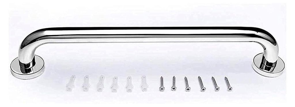 Haltegriffe Sicherheitshandlauf Stützgriff Badezimmerhandlauf, Rutschfester Handlauf für Badewanne und Dusche, 30 cm