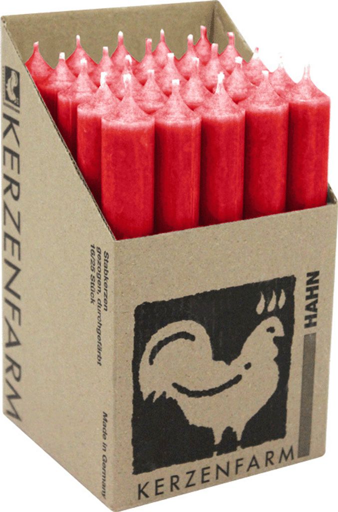 IHR - Stabkerze H:18 cm, 25 Stück, Red Produktbild 2