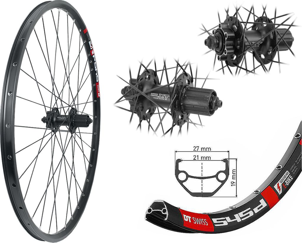 Bärwinkels 26 Zoll Hinterrad DT Swiss 545db Ebike Disc Produktbild 