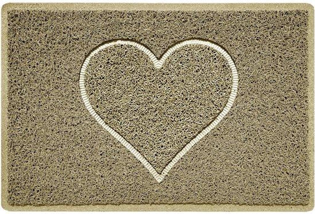 Reliëf Deurmat voor Innen- und Außenbereich, kleiner Größe, Beige