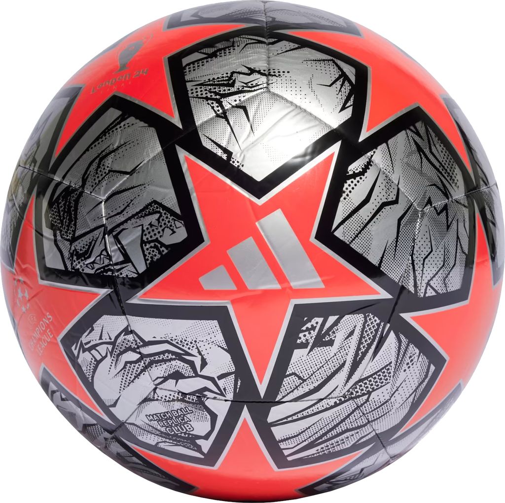 adidas UEFA Champions League Club Ball IN9329, Fußbälle, Unisex, Silber, Größe: 4