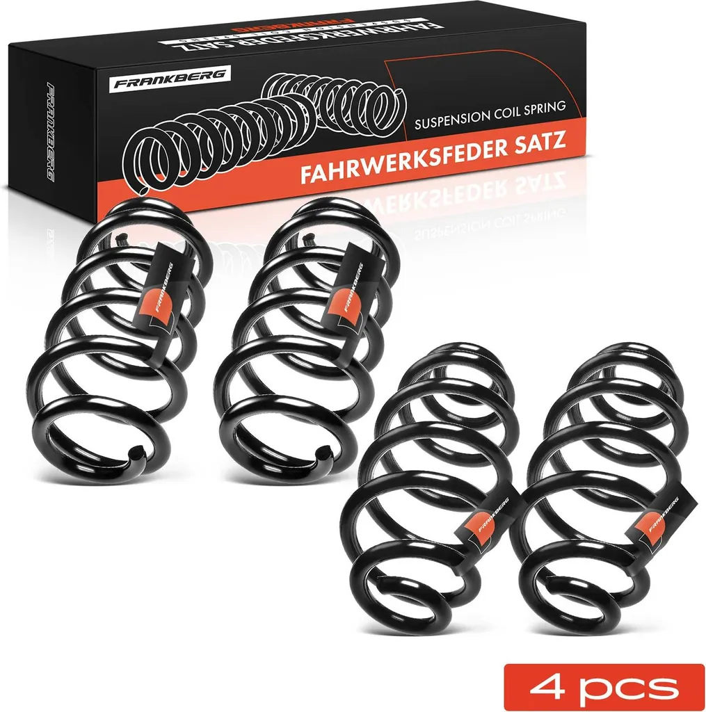 Jeu de 4 Ressorts Hélicoïdaux de Suspension pour Audi A4 8E B6 B7 Essence