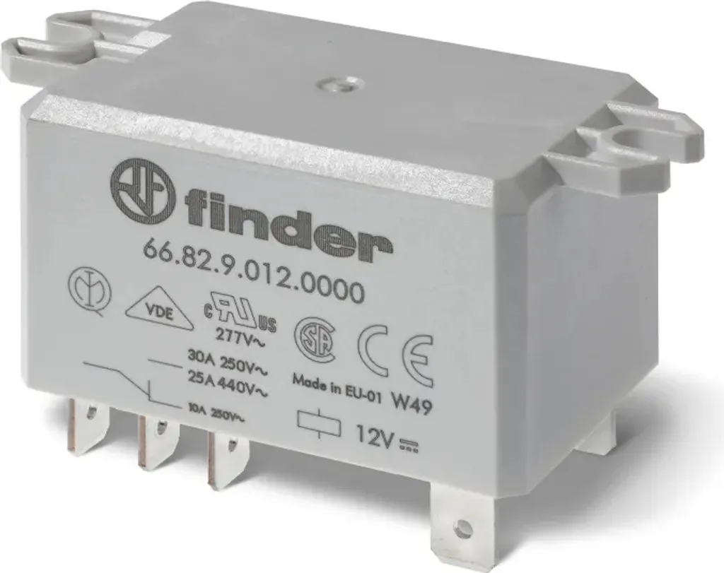 Finder 66.82.8.230.0000 Relè 30A 250V | Soluzione carichi pesanti