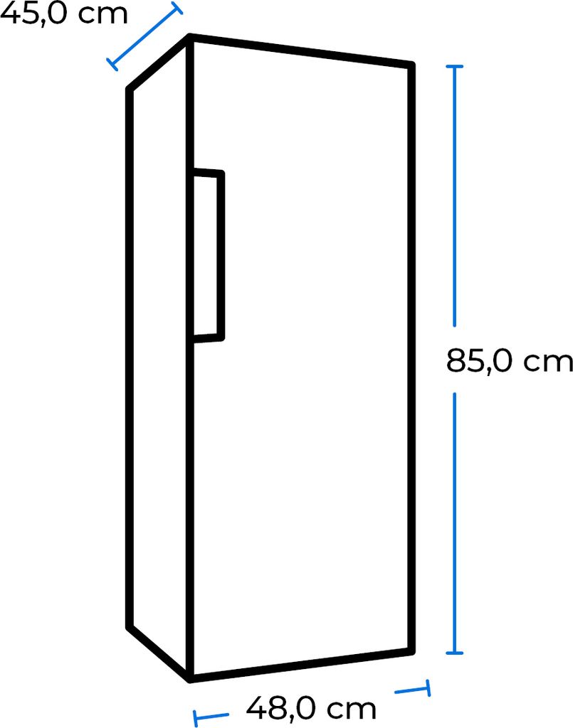 Exquisit Kühlschrank KS117-3-010E weiss | 82 l Nutzinhalt | Produktbild 6