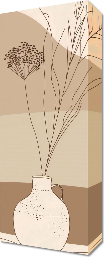 Bild 20x50cm Beruhigende Vase