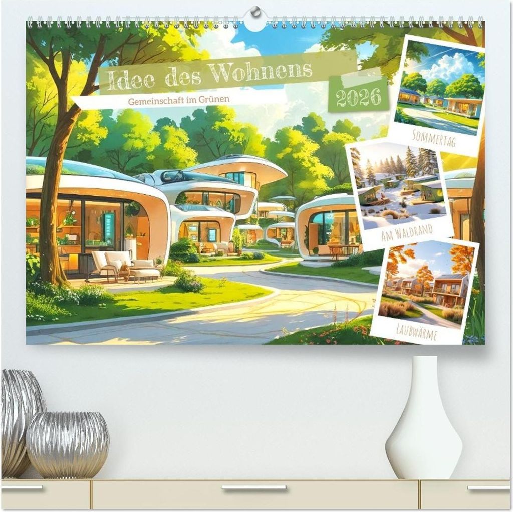 Idee des Wohnens (hochwertiger Premium Wandkalender 2026 DIN A2 quer), Kunstdruck in Hochglanz