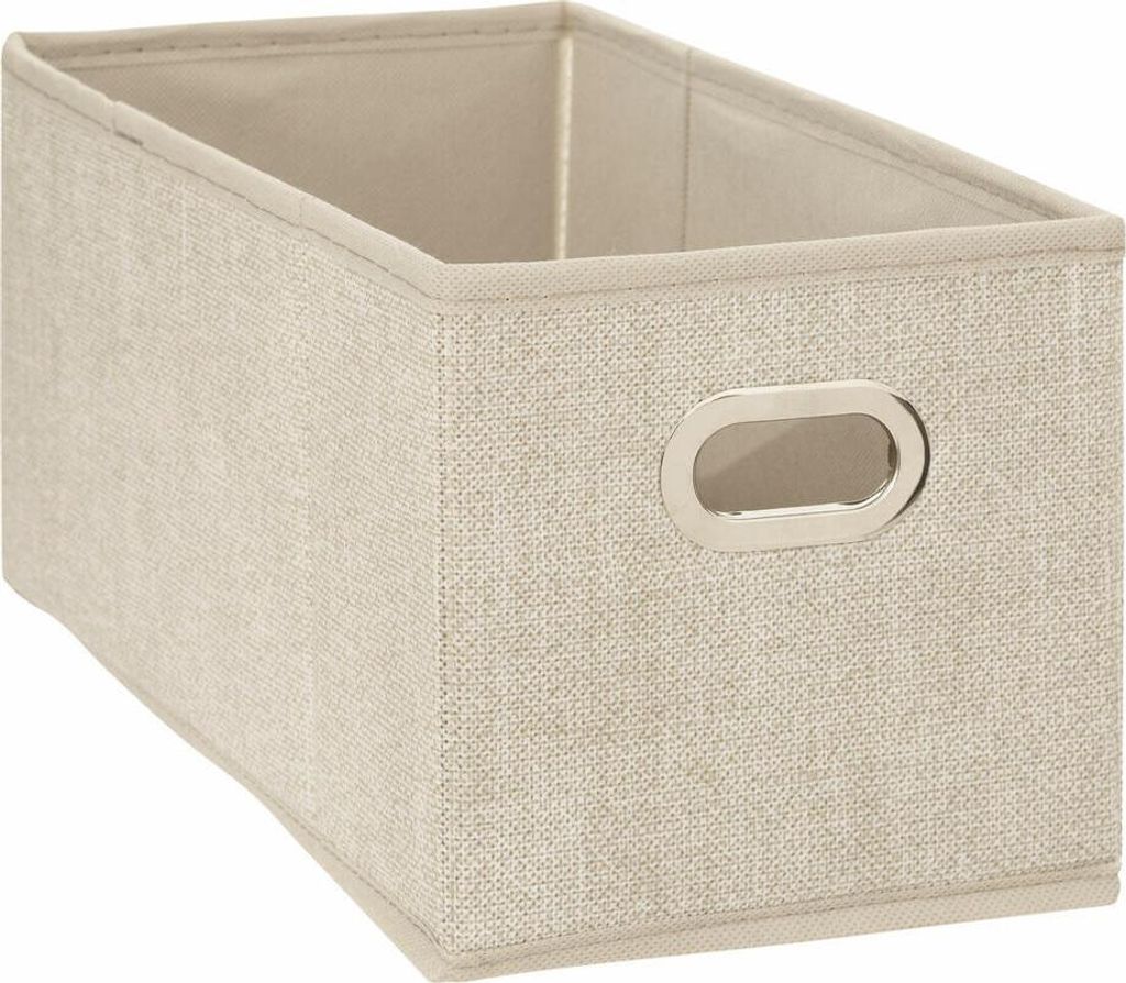 5five Simply Smart Aufbewahrungskorb Mix N Modul, Pappe, PP-Kunststoff, Beige meliert, 15 x 31 cm, 160384G