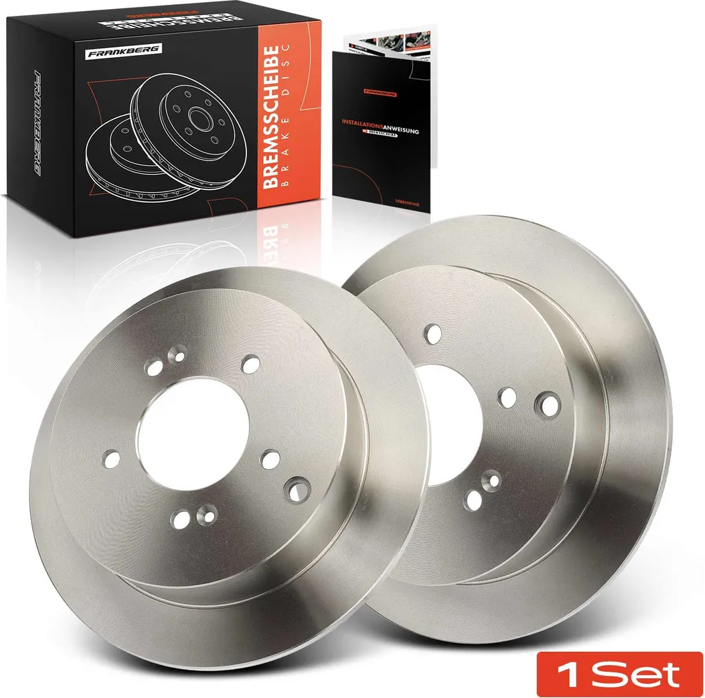Frankberg 2x Disques de Frein Arrière pour Hyundai iX35 et Santa Fé I