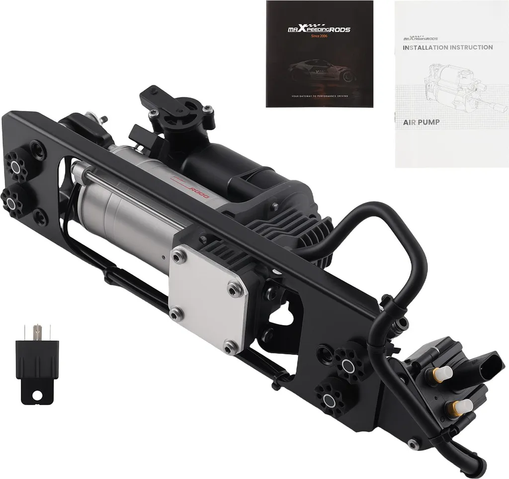 Compresseur de Suspension E61 avec Support et Bloc de Soupapes BMW