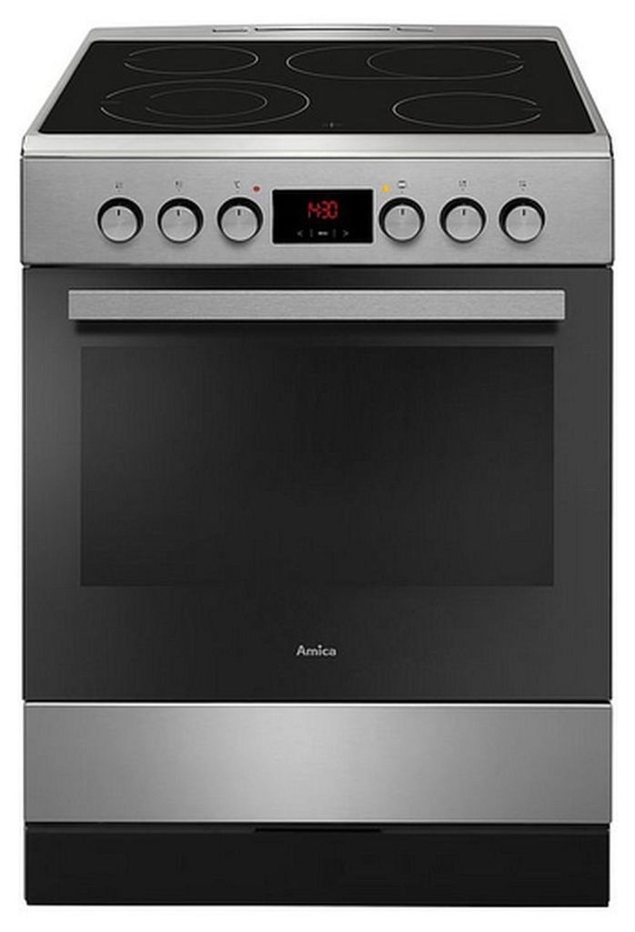 Amica SHC 913 001 E, Kuchenka wolnostojąca, Czarny, Stal Zdjęcie produktu 