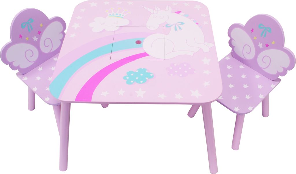 ib style® UNICORN Kindersitzgruppe Tischset Kindermöbel 3 Kombinationen