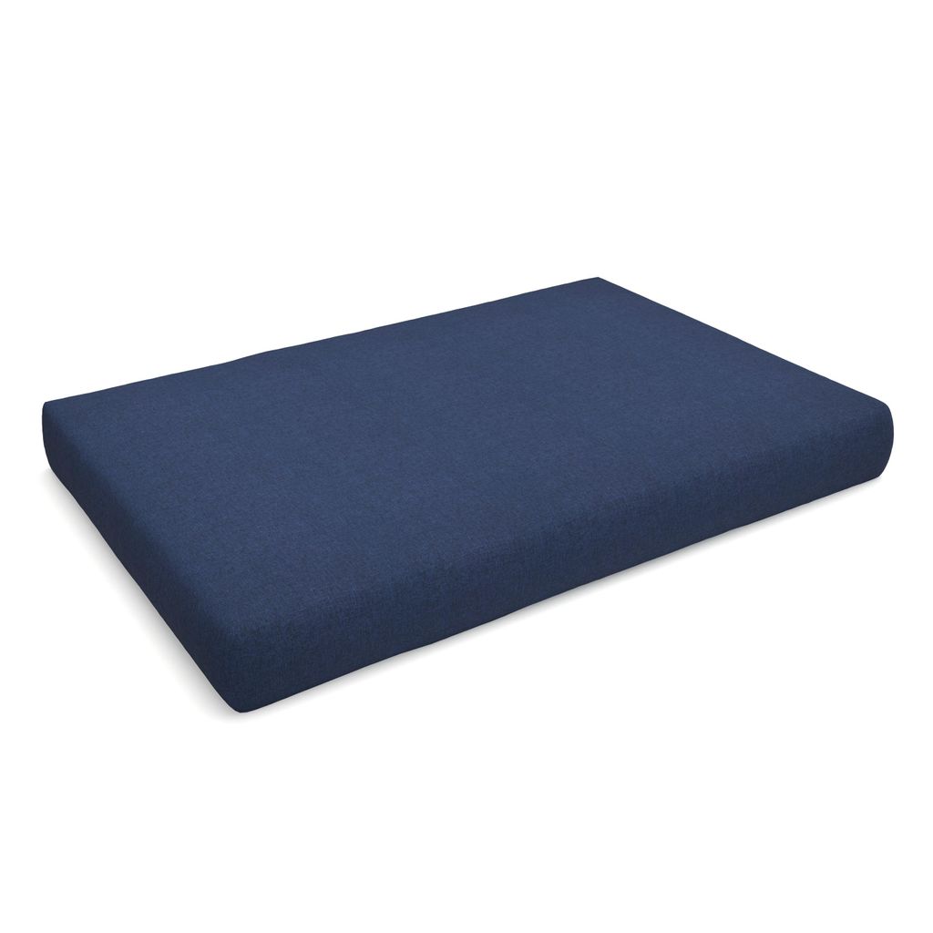 POKAR Palettenkissen Palettenauflagen mit abnehmbarem Bezug Palettensofa, Größe:Sitzkissen 120 x 80, Farbe:Dunkelblau
