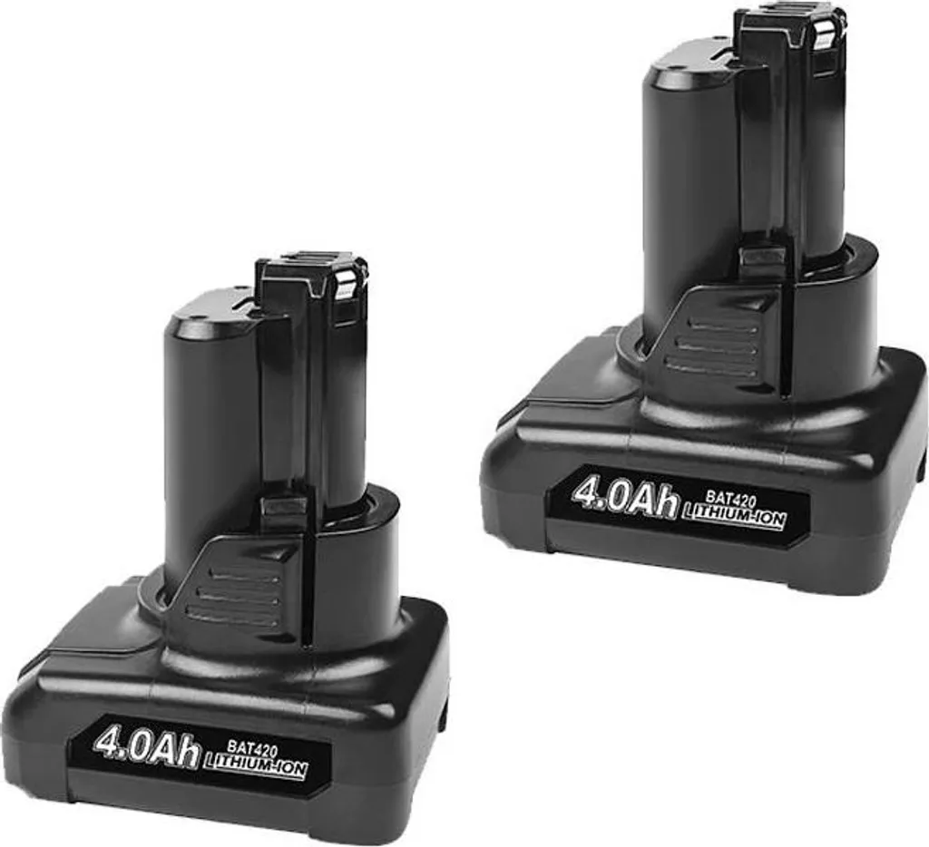 Batteria di ricambio, capacità 6000 mAh, compatibile con modelli di utensili elettrici, 2 pezzi 40