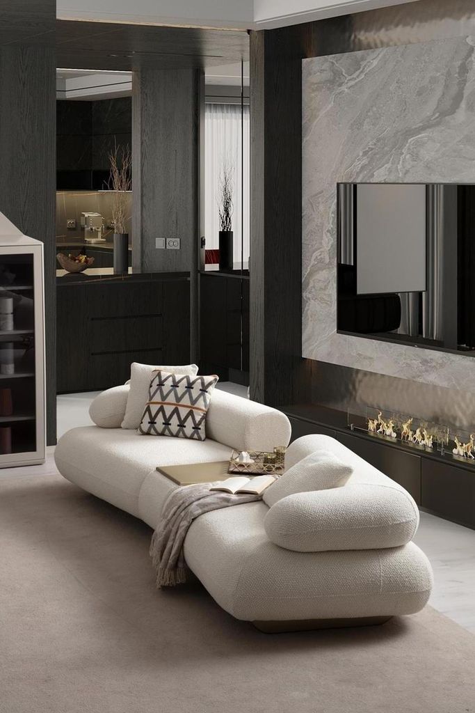 r Beiger Viersitzer Moderne Sitzcouch Luxus Sofa