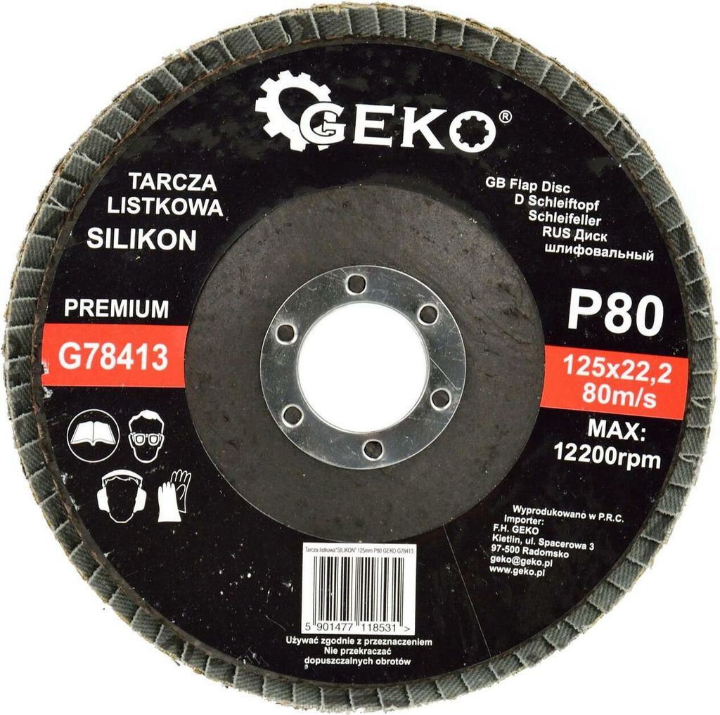 Brusný kotouč Profi SILIKON 125mm P80 01942 Obrázek produktu 