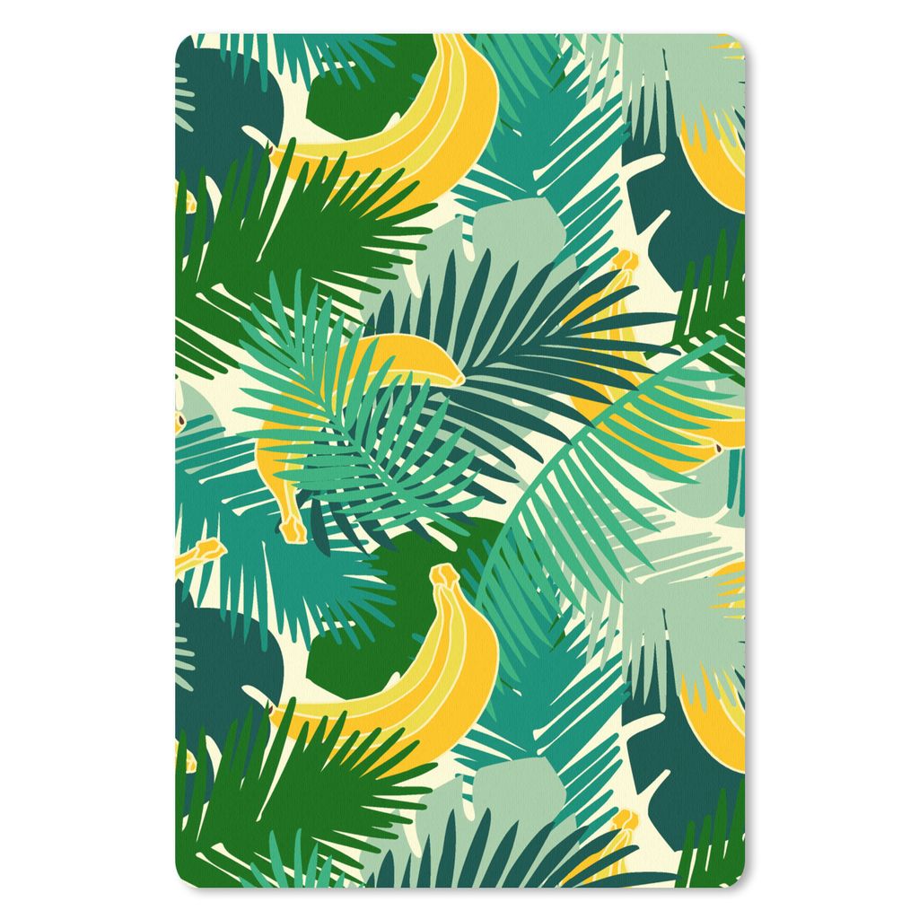 MuchoWow Mauspad Mousepad Tropisch - Blätter - Dschungel - Muster 18x27 cm - Mousepads - Maus Mat - Pad - Mausunterlage