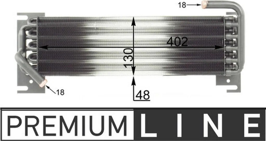 Refroidisseur d'Huile MAHLE CLC 56 000P Haute Performance en Alu