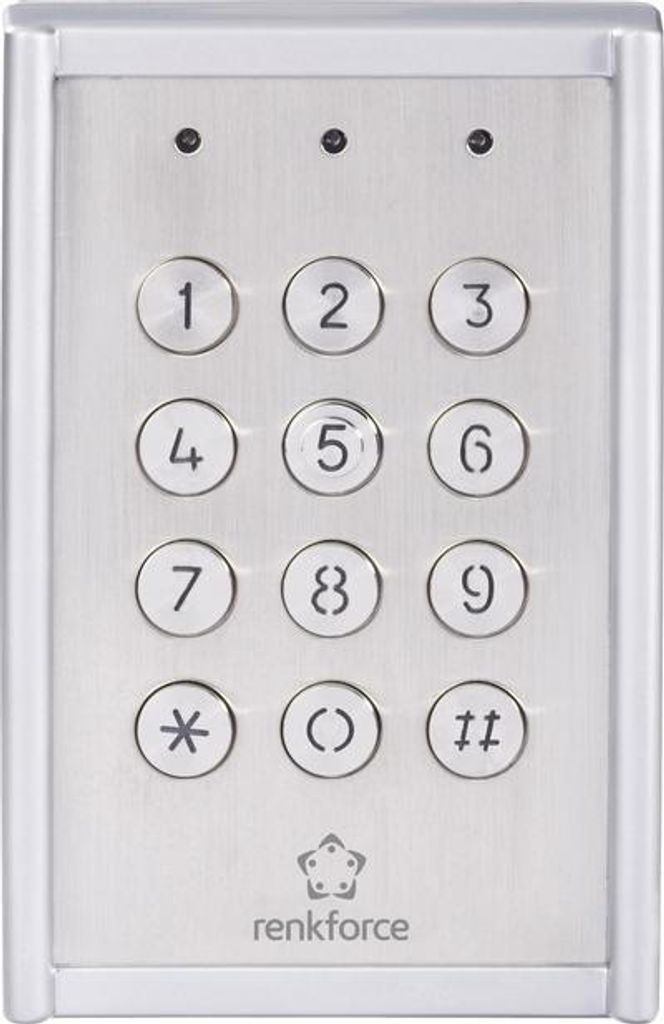 Renkforce 751624 Codeschloss Aufputz IP65 mit beleuchteter Zdjęcie produktu 