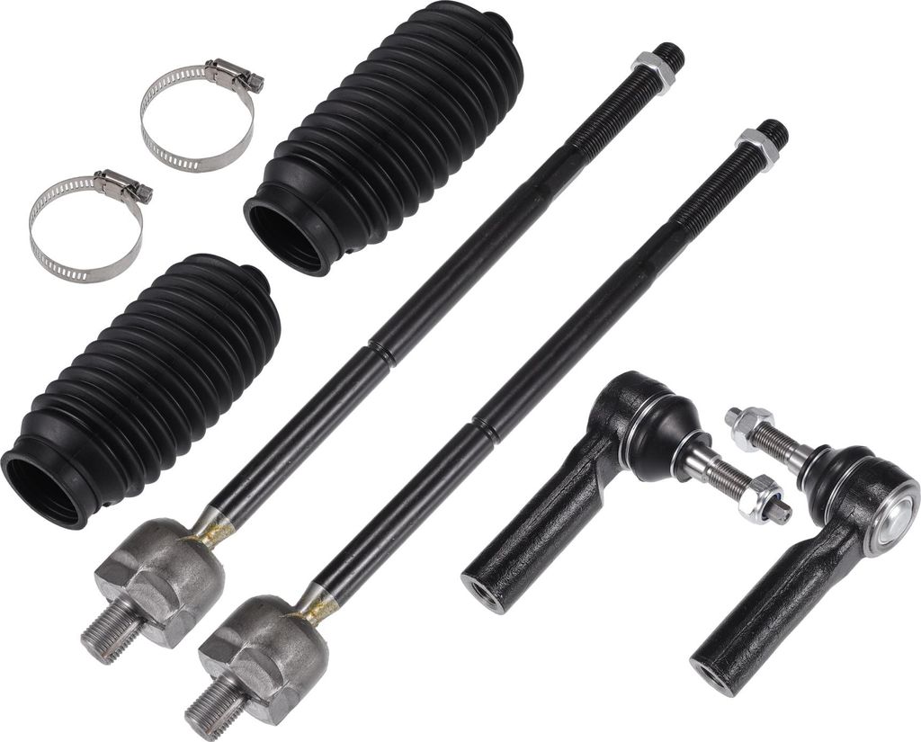6-teiliges Kit für vordere innere und äußere Spurstangenköpfe, Aufhängung, Lenkung, Spurstangenkopf für Ford Mustang 2005-2010 Drag Link