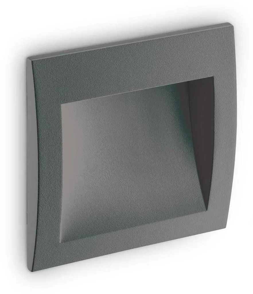 Balise LED encastrable extérieur IP65 anthracite Ideal Lux WIRE 14cm