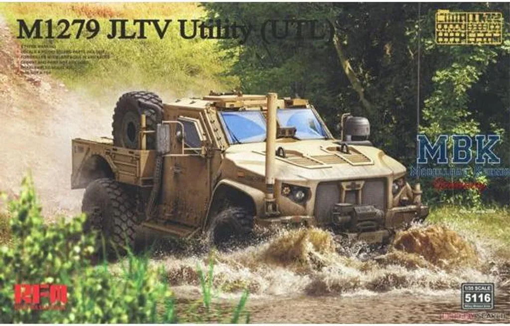 JLTV M1279 RFM5116 : Maquette Haute Fidélité sans Défaut d'Assemblage