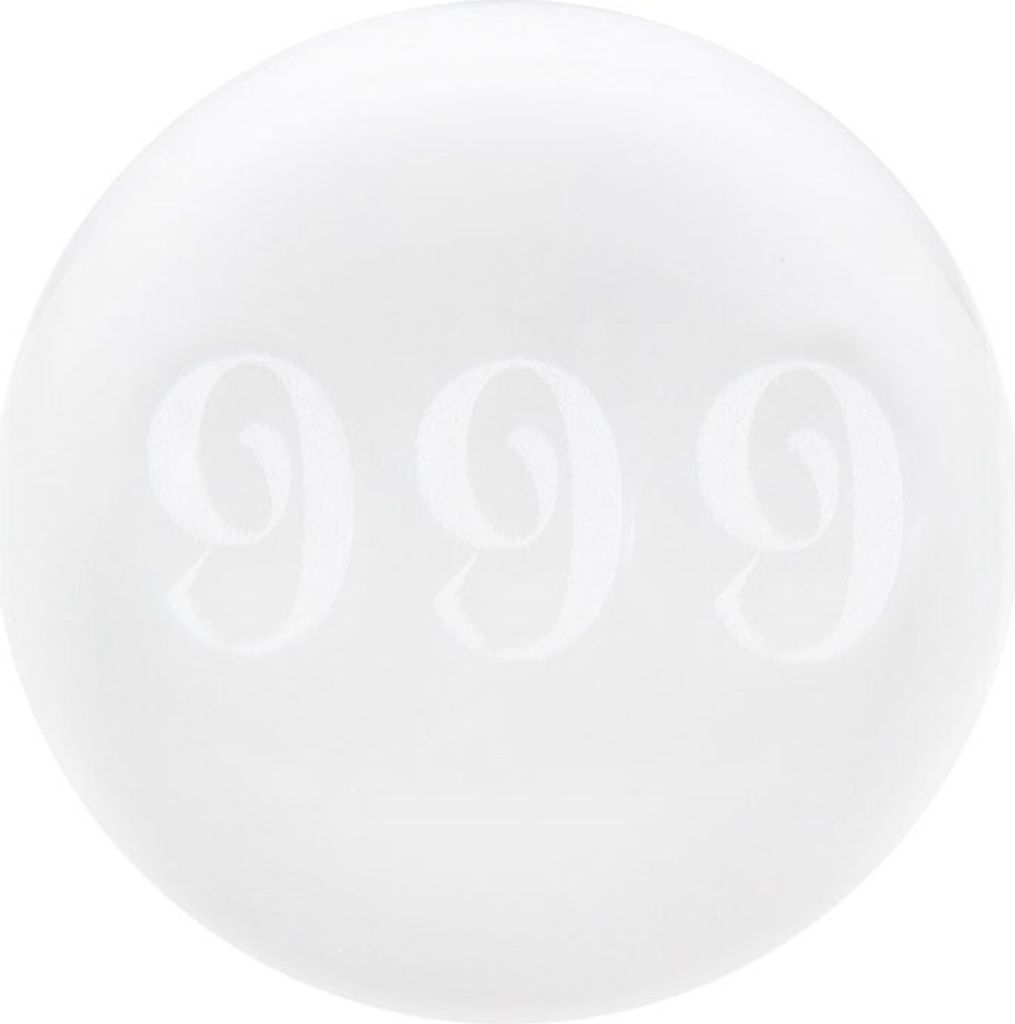 Something Different - Kristallkugel "999", Engel Nummern SD6698 (Einheitsgröße) (Transparent)