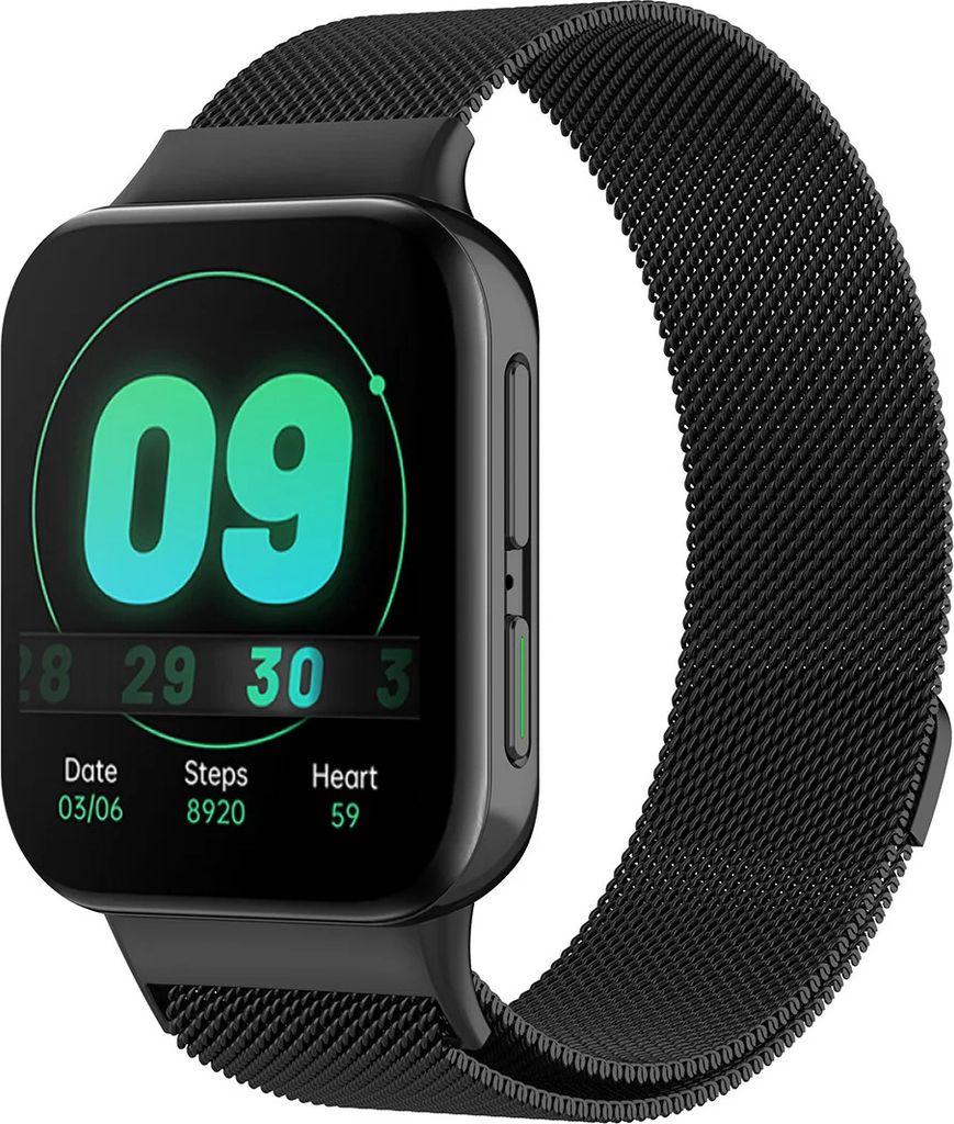 Strap-it Milanese-Kompatibel mit Oppo watch Armband 41mm Ersatzarmband - Gliederarmband - Hogwertiges Edelstahl Oppo watch series für Oppo smartwa...