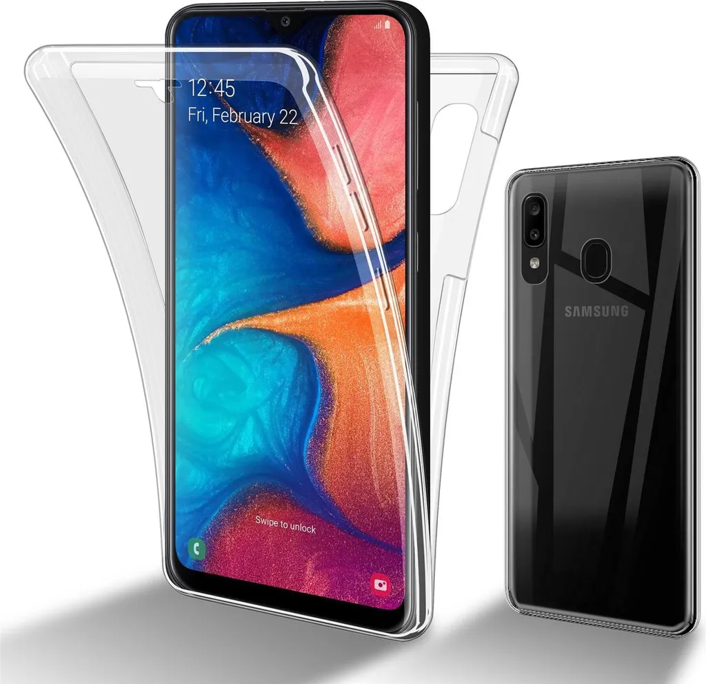 Custodia Invisibile Samsung A20 / A30 - Cover Cadorabo 360 Full Body