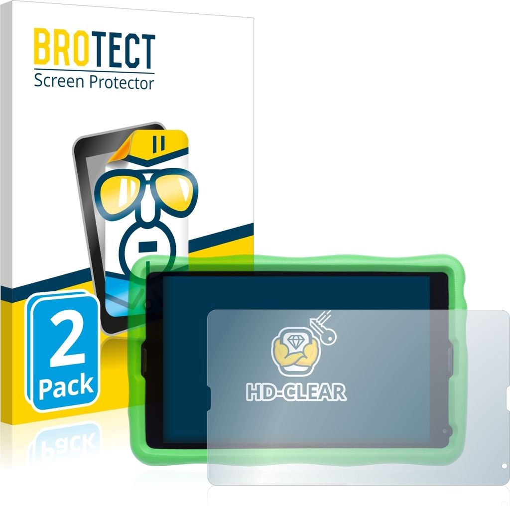 2x Für MEDION Lifetab E10440 Kids Schutzfolie BROTECT Displayschutz Display Schutz Folie Klar Transparent