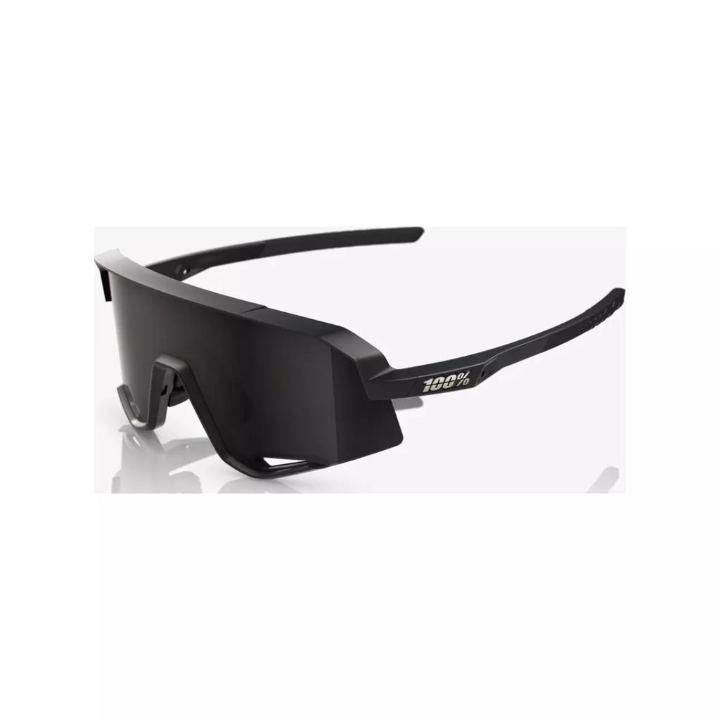 100% Slendale Matte Black/Smoke Lens Okulary rowerowe Zdjęcie produktu 