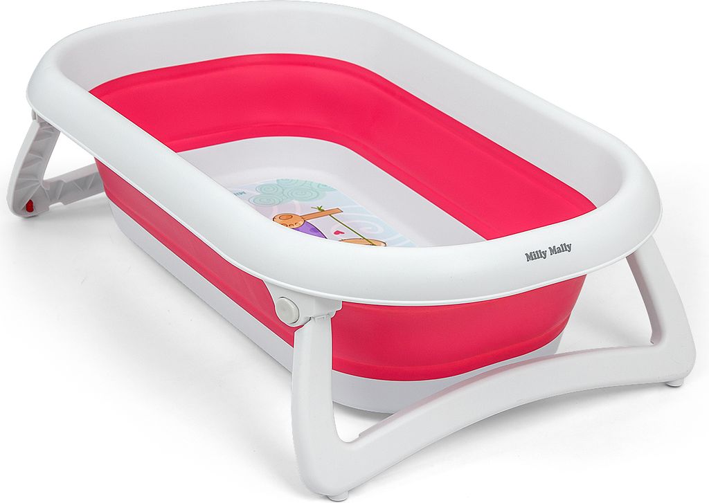 Milly Mally Aqua vasca pieghevole per bambini con scarico Immagine del prodotto 