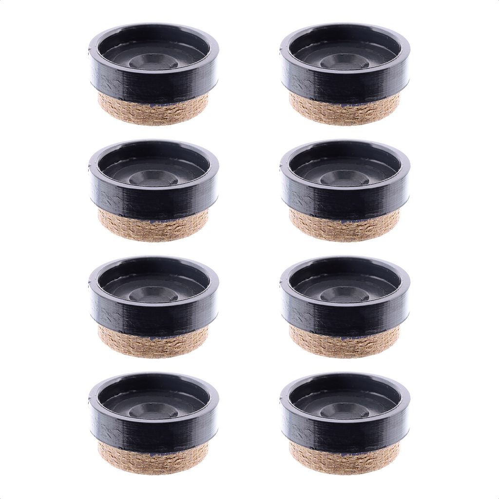 WAGNER QuickClick Filzgleiter Spezial SYNO SLIM - 8er-Set Ersatzgleiter Ø 17 mm für Basis Ø 17 mm, DE Ware - 15784700