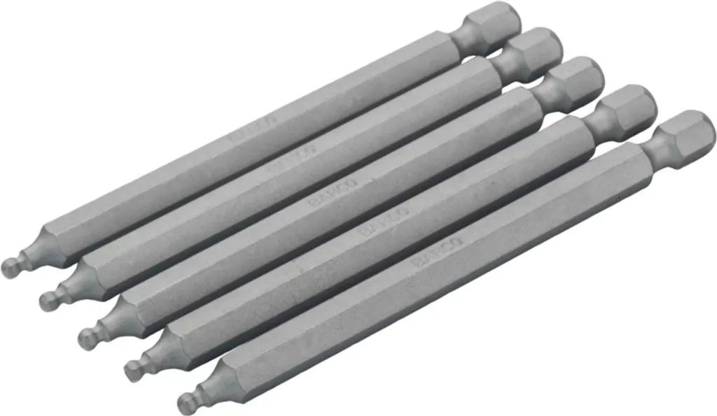 Embouts de vissage 6mm pour zones difficiles tête sphérique 89mm - 2 unités