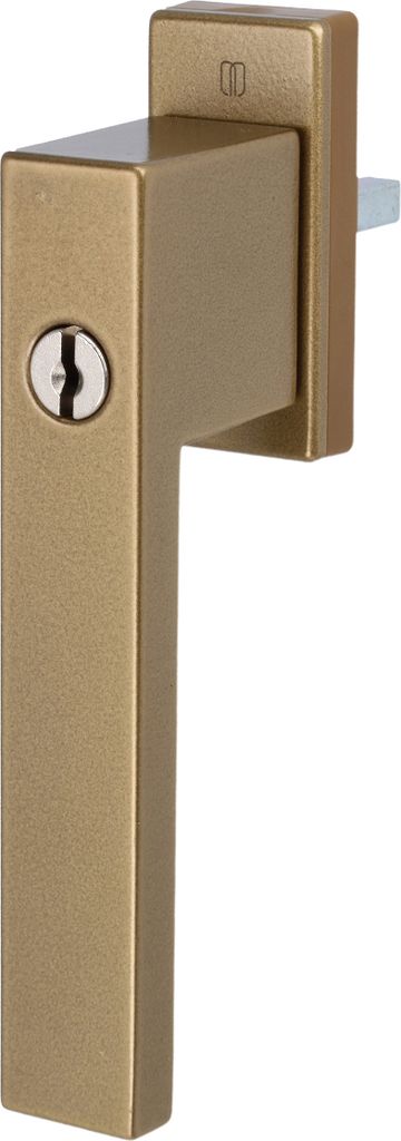 Fenstergriff Fensterolive Rasterolive Abschliessbar Einbruchschutz mit Schlüssel Gold