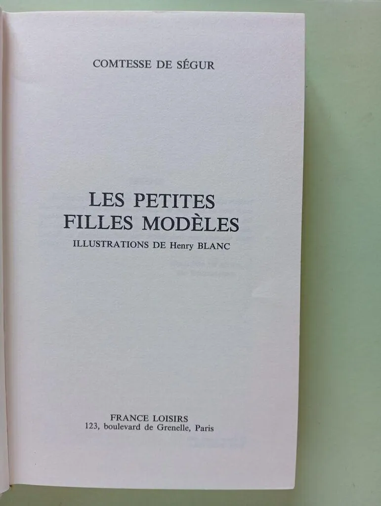 Les petites filles modèles version intégrale avec illustrations d'origine