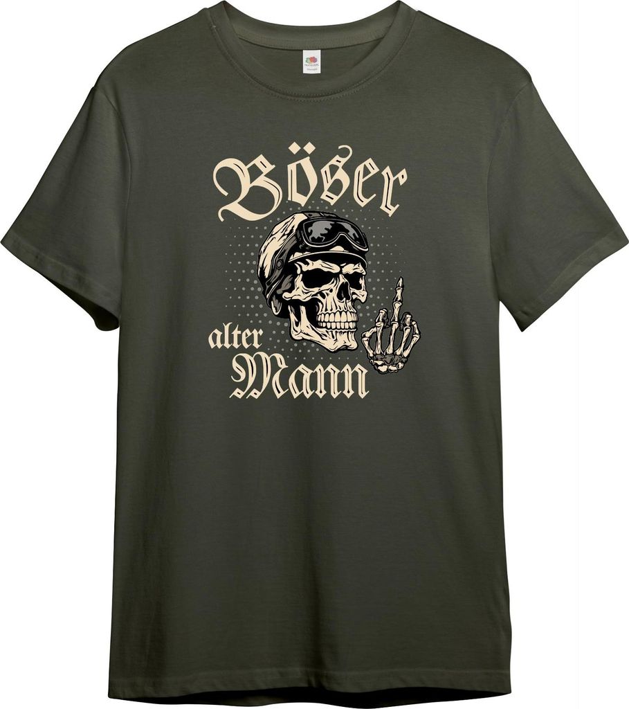 PAULGOS Herren T-Shirt "Böser alter Mann"