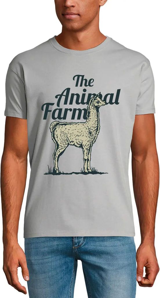 Herren Grafik T-Shirt Tierfarm - Lama - Shirt für Tierliebhaber – Animal Farm - Llama - Shirt For Animal Lover – Öko-Verantwortlich Vintage J...