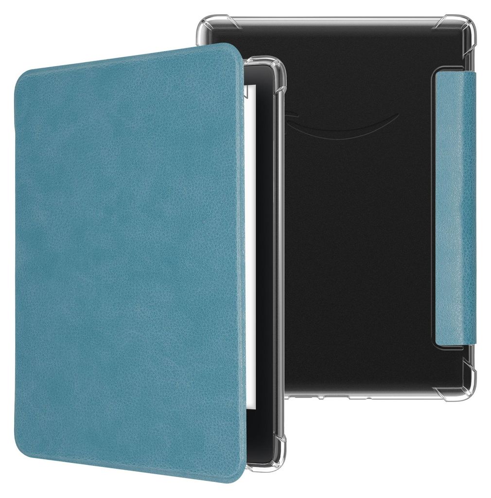 kwmobile E-Reader Schutzhülle kompatibel mit Amazon Kindle Paperwhite (2024)/Colorsoft Hülle - Kunstleder Case mit Auto Sleep/Wake Funktion für