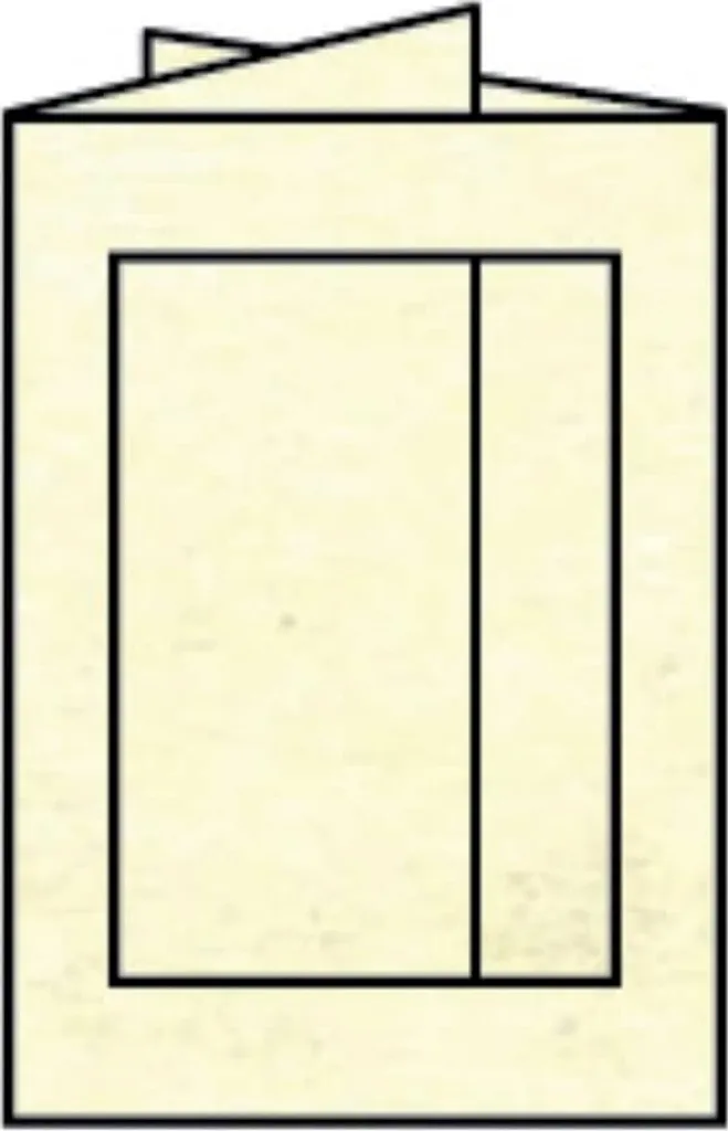 Carte Passe-partout B6 220g Chamois Marmora Rössler Coloretti Eckig