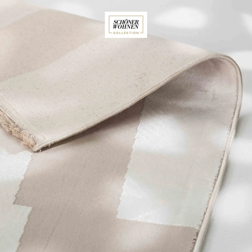 Tapis de salon MAGIC Beige 80x150 cm, solution déco anti-glisse et doux - 2