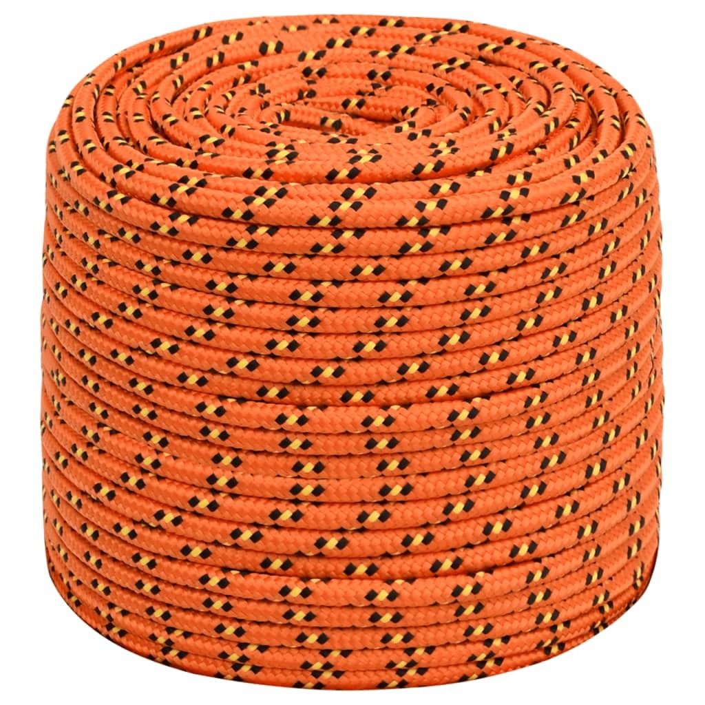 vidaXL Corda per barca arancione 10 mm 50 m polipropilene Immagine del prodotto 