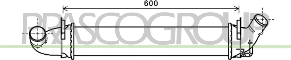 Échangeur d'Air de Suralimentation pour Logan I - PRASCO DA320N002 OE