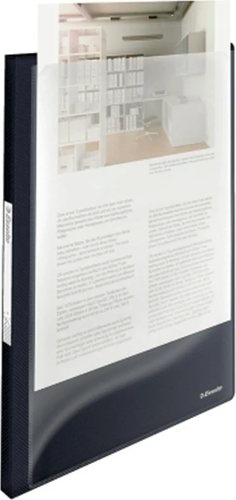 Libro Vivida A4 40 Buste Nere Panoramico | Organizza Appunti e Progetti