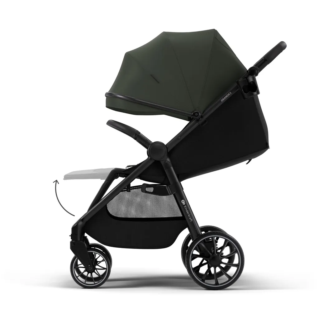 Poussette de ville Kinderkraft GRANDE 2 avec position allongée lit