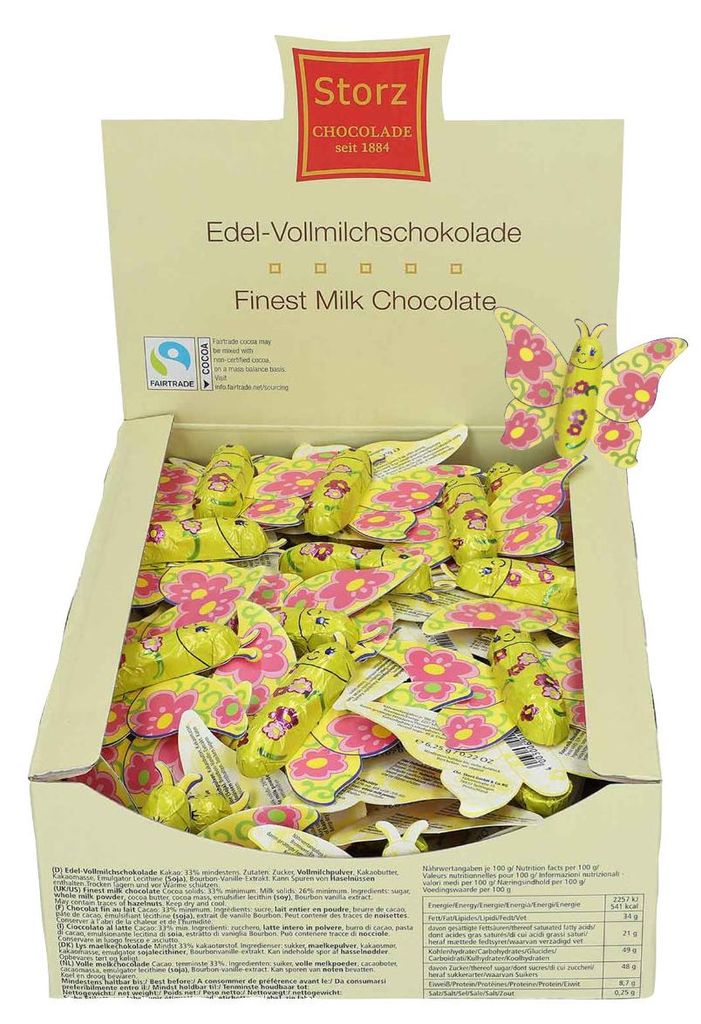 80er SET Schmetterling, lose 6,25 g / Schokolade / Produktbild 