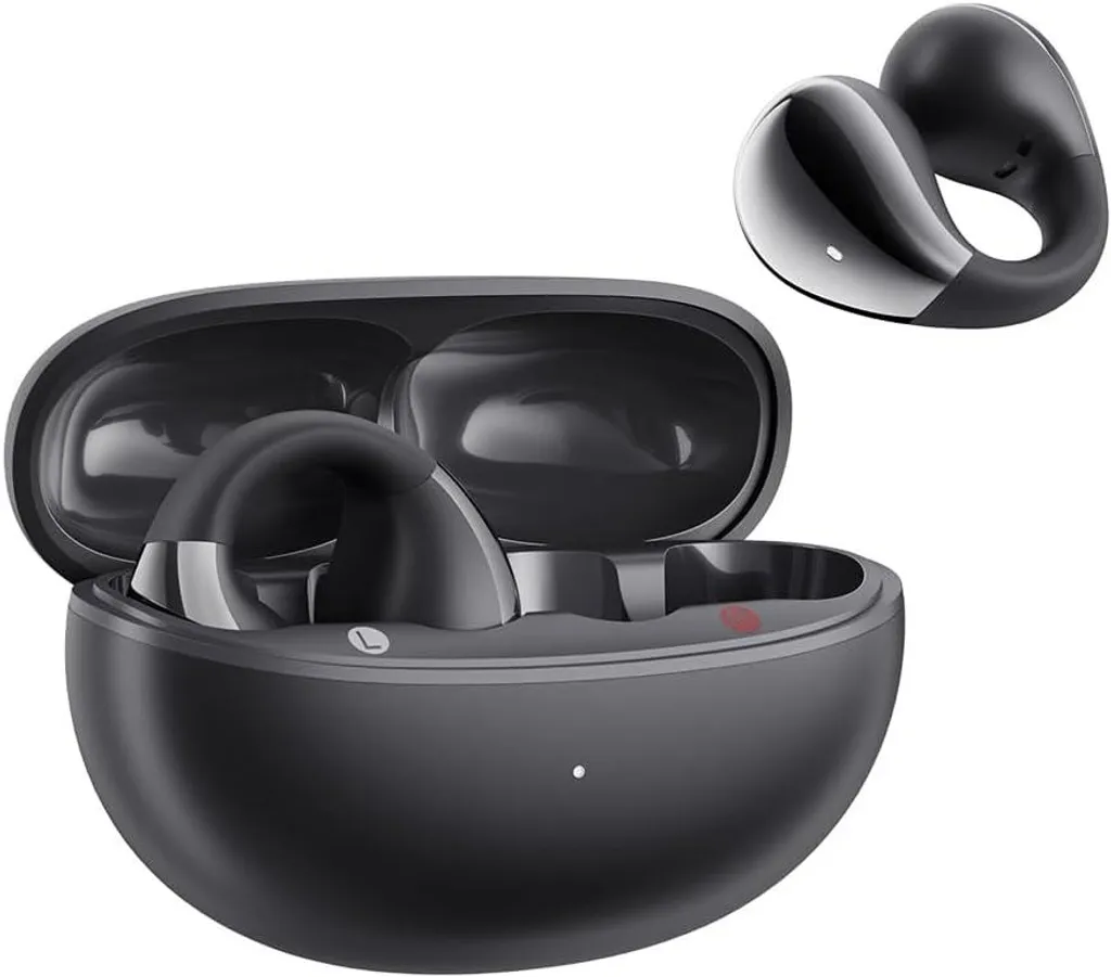 Crossky C30 cuffie open-ear a clip, Bluetooth 5.4, ENC a 4 microfoni, doppia connessione, batteria da 5,5+25 ore, impermeabilità IPX4, App-EQ, latenza 80ms- Sport