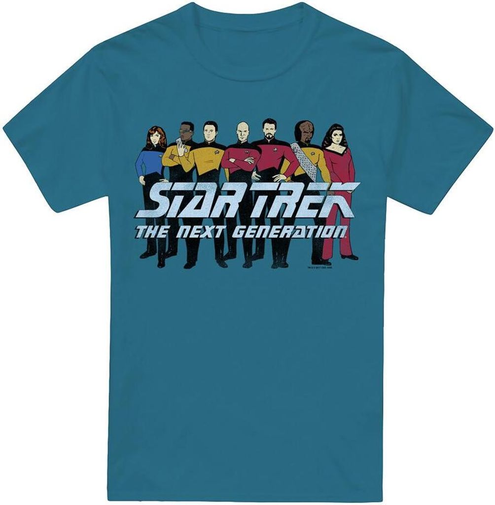 Star Trek - "Line Up" T-Shirt für Herren TV13560 (XL) (Schiefer)
